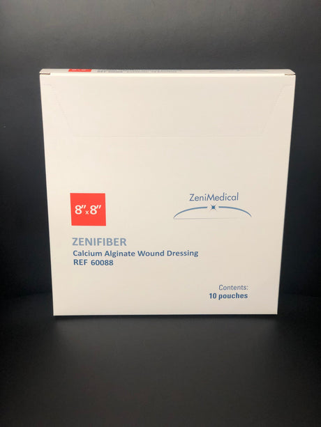 Image of ZeniFiber Calcium Alginate Wound Dressing, 8" x 8"