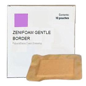 Image of ZeniMedical ZeniFoam Gentle Border Foam Dressing 4" x 4"