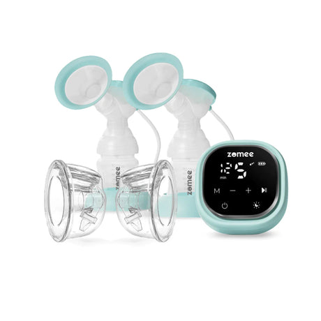 Image of Zomee Z2 Double Electric Breast Pump With Hands Free Collection Cups Bundle